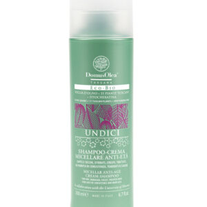 Shampoo-crema micellare ristrutturante anti-età Linea capelli undici - Domus Olea Toscana