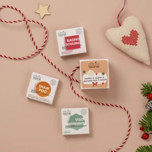 Kit Mini Size Shampoo, Detergente Viso e Bagnoschiuma solidi - Officina Naturae