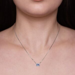 Collana Anastasia Argento Blu - Veramé