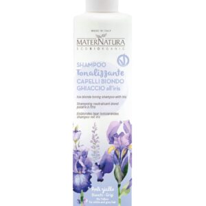 Shampoo Tonalizzante Capelli Biondo Ghiaccio all'Iris - Maternatura