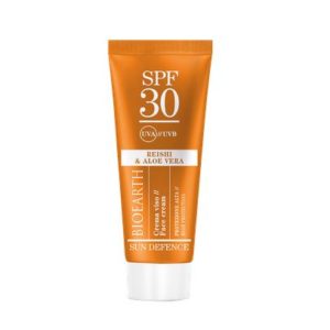 Sun Defence Crema Viso SPF 30 Reishi e Aloe Vera - Bioearth