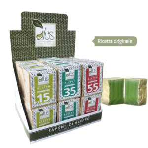 Sapone di Aleppo biologico 15% - 35% - 55% - Alus