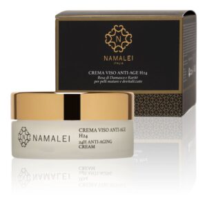 Crema viso anti-age H 24 Rosa di Damasco e Karitè - Namalei
