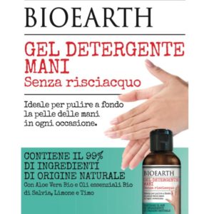Gel Detergente Igienizzante Mani 250 ml - Bioearth