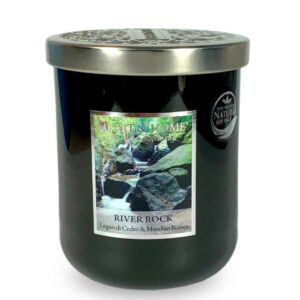 Candelina in cera di soia - River Rock - Heart & Home