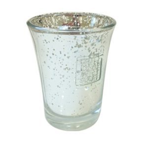 Porta candeline in vetro dorato - Heart & Home