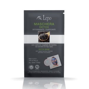 Maschera detox con carbone vegetale - Lepo