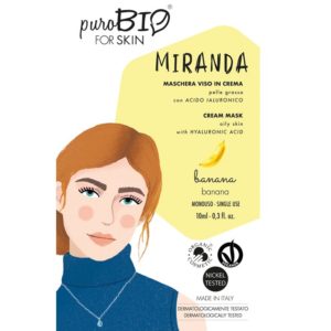 Maschera Viso Miranda Pelle Grassa - Purobio Cosmetics