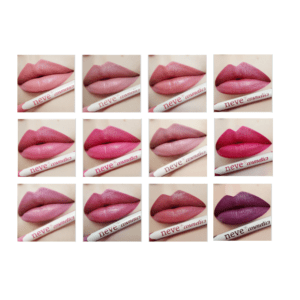 Pastello labbra 12 Tonalità Rosa/Fucsia - Neve Cosmetics