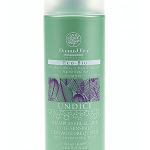 Shampoo micellare cute sensibile e lavaggi frequenti Linea capelli undici - Domus Olea Toscana